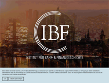Tablet Screenshot of ibf-frankfurt.de